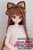 guavadoll（グアバ）番石榴 145cm Aカップ DM08ヘッド  ビニール（PVC）ヘッド+TPEボディ 1：1 等身大ラブドール ジョイントM16  ナチュラル肌色