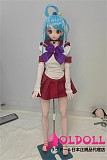 Mini Doll ミニドール  60cm普通乳 阿库娅(akuya)ちゃん ソフトビニール製ヘッド+シリコン製ボディ  軽量化 収納が便利 使いやすい 普段は鑑賞用 小さいラブドール 女性素体 フィギュア cosplay