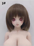 Mini Doll ミニドール  60cm普通乳 阿库娅(akuya)ちゃん ソフトビニール製ヘッド+シリコン製ボディ  軽量化 収納が便利 使いやすい 普段は鑑賞用 小さいラブドール 女性素体 フィギュア cosplay