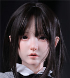 FUDOLL リアル口腔 開閉機能可能 #J014ヘッド 150cm Bカップ  フルシリコンドール 眉毛と睫毛植毛加工あり 等身大リアルラブドール