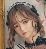 FUDOLL リアル口腔 開閉機能可能 #J014ヘッド 150cm Bカップ  フルシリコンドール 眉毛と睫毛植毛加工あり 等身大リアルラブドール