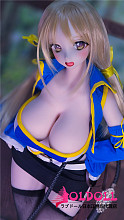 Mini Doll ミニドール  60cm 巨乳（60p）コスプレFAIRY TAIL／フェアリーテイルのlucy ソフトビニール製ヘッド+シリコン製ボディ  軽量化 収納が便利 使いやすい 普段は鑑賞用 小さいラブドール 女性素体 フィギュア cosplay