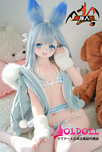 【新品キャンペーン 一つ硬めビニールヘッド+一つ軟性tpeヘッド】MOZU DOLL 130cm 新作ヘッド疾旋鼬(Chillet)ちゃん+TPE製ボディ ロリータアニメドール ソフトビニール製ヘッド 等身大ラブドール 宣伝画像と同じ制服も付属