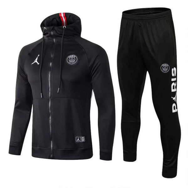 US$ 45 - 18/19 PSG Paris Jordan UCL Black Hoodie Jacket ...