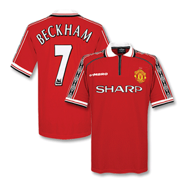Beckham Retro Soccer Jersey Shirt