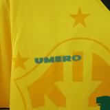 1994 Brazil Home Yellow Retro Soccer Jersey