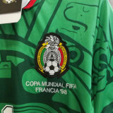 1998 Mexico Home Retro Soccer Jersey