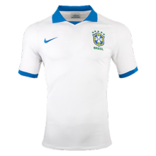 2019 Brazil Away White 1:1 Quality Fans Soccer Jersey