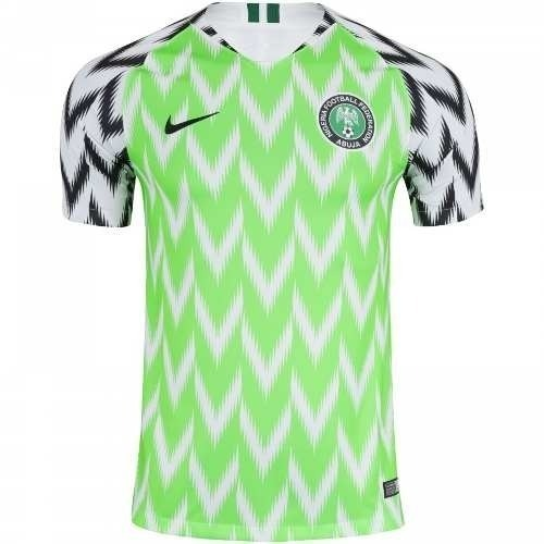 2018 Nigeria Home Green Fans Soccer Jersey