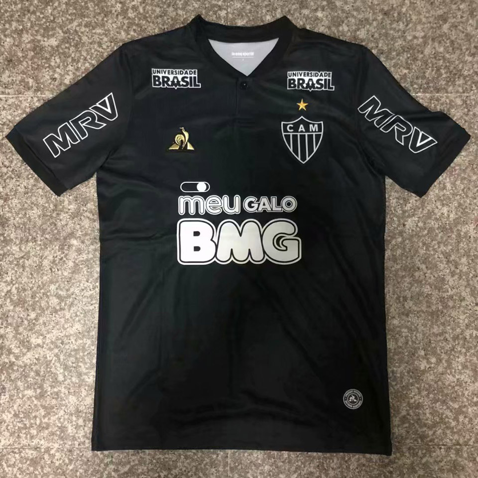 US$ 16.98 - 2019/20 Atletico Mineiro Black Fans Soccer Jersey - www.brfans.com
