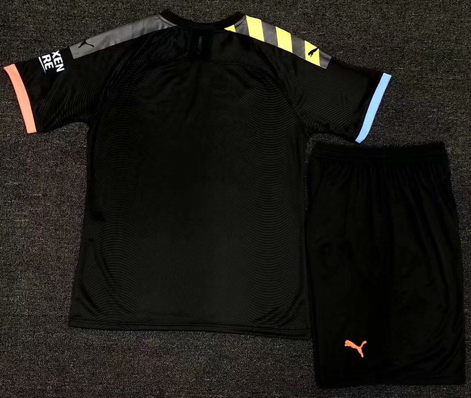 Us 13 98 2019 20 Man City Away Black Kids Soccer Jersey M Brfans Com