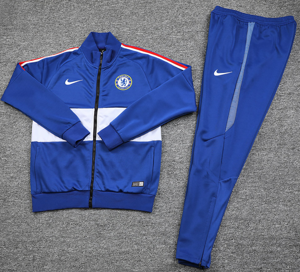 US$ 42 - 2019/20 Chelsea Blue Jacket Tracksuit Full Sets - www.brfans.com