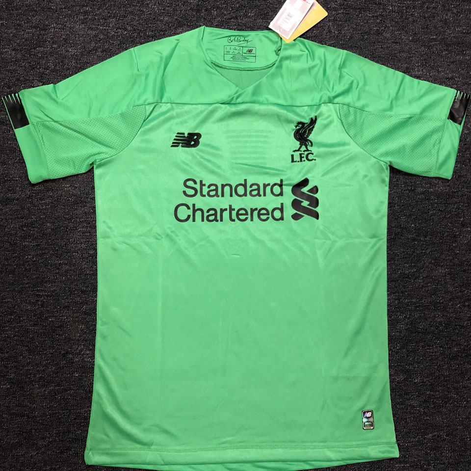 US$ 15.98 - 2019/20 Liverpool Green 1:1 Quality GK Soccer Jersey - www ...