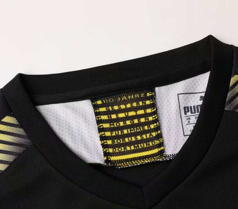 Us 14 58 2019 20 Dortmund Black Goalkeeper Soccer Jersey M Brfans Com