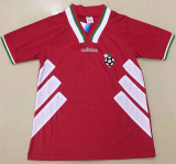 1994 Bulgaria Away Red Retro Soccer Jersey