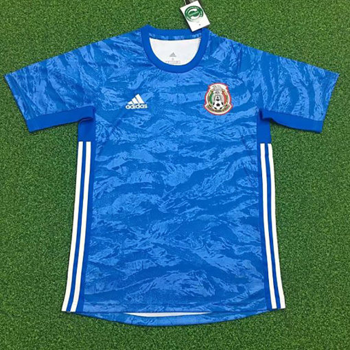 US$ 15.98 - 2019/20 Mexico Blue Goalkeeper Soccer Jersey - www.brfans.com