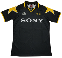 1996-1997 JUV Away Black Retro Soccer Jersey