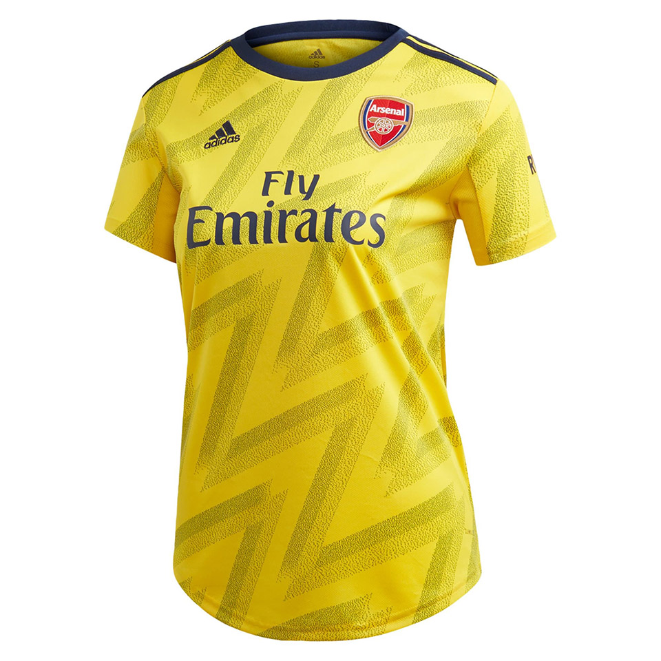 US$ 14.98 - 2019/20 Arsenal Away Yellow Women Soccer Jersey - www ...