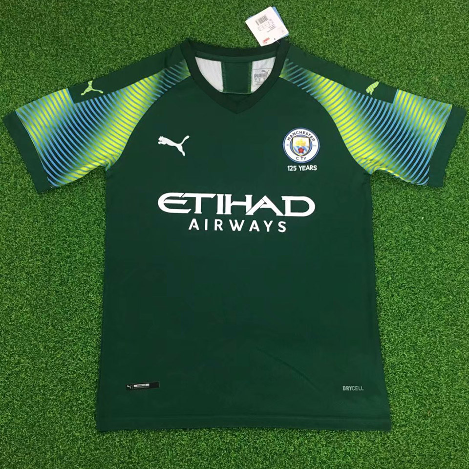 US$ 15.98 - 2019/20 Man City Green GK Sleeve Soccer Jersey - www.brfans.com