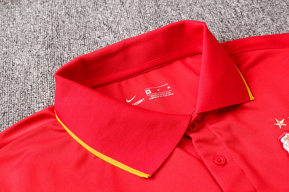 red polo tracksuit