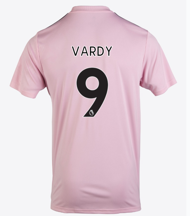US$ 16.58 - VARDY #9 Leicester City Away Pink Fans Soccer ...