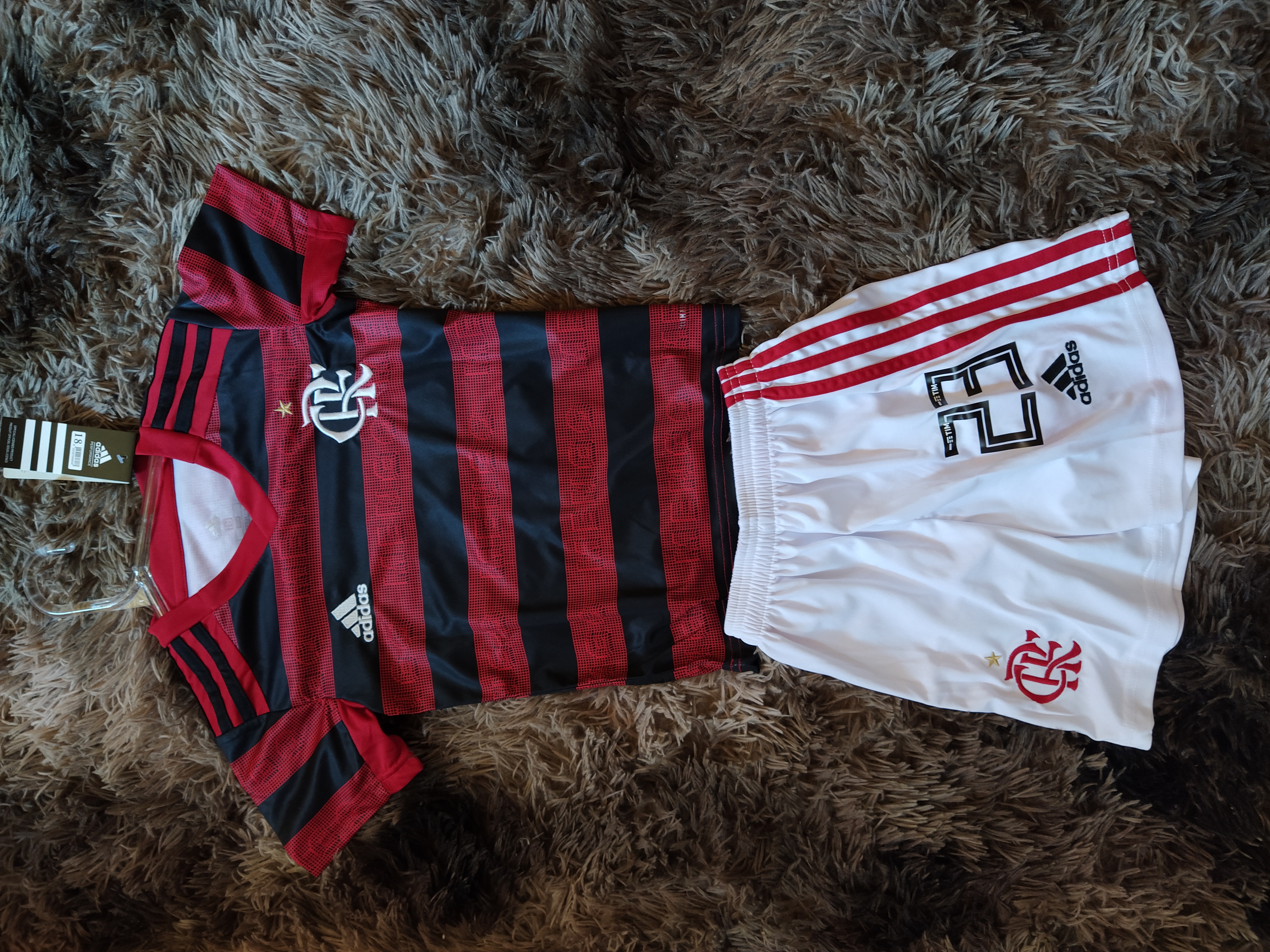 US$ 13.98 - 2019/20 Flamengo Home Red And Black Kids Soccer Jersey ...