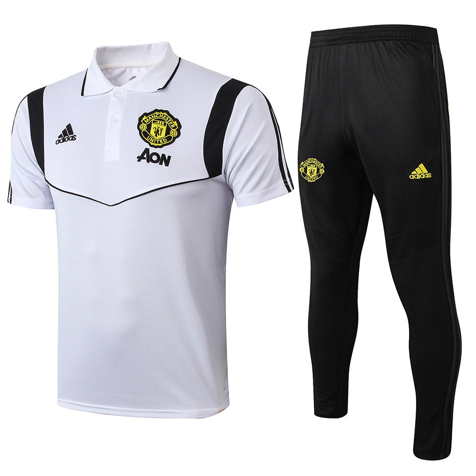 Us 32 2019 20 Man Utd White Polo Tracksuit M Brfans Com