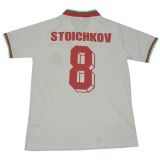 1994 Bulgaria Home White Retro Soccer Jersey