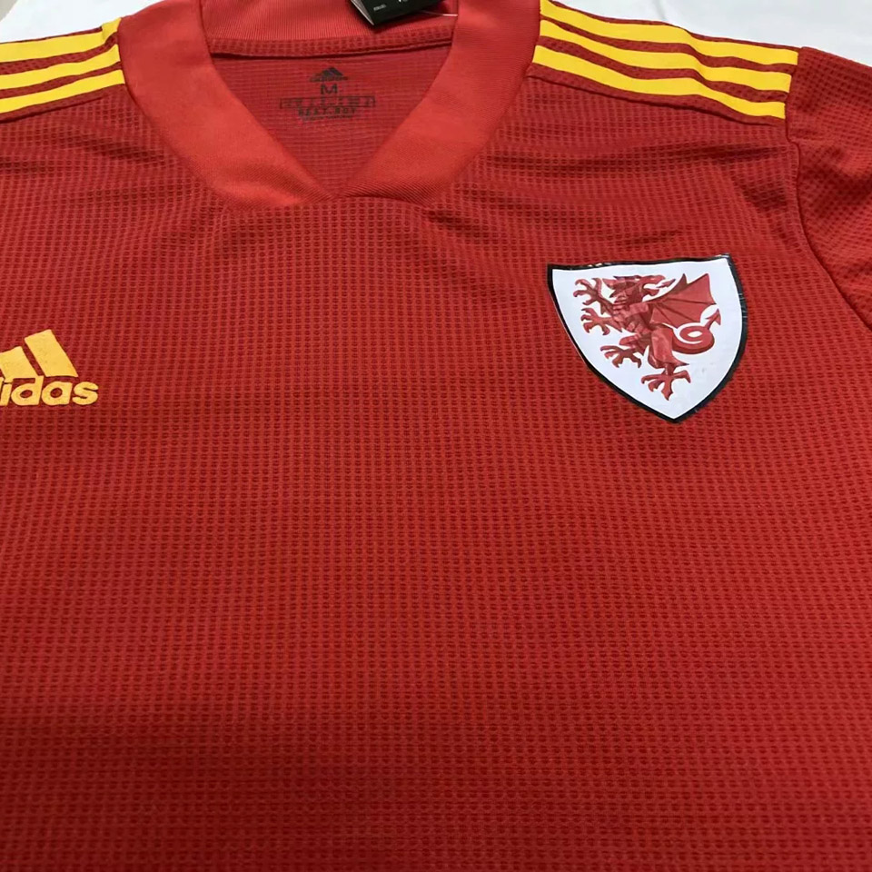 US$ 15.98 - 2020 Euro Wales Home Player Soccer Jersey - www.brfans.com