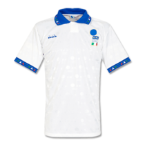 1994 Italy Away White Retro Soccer Jersey