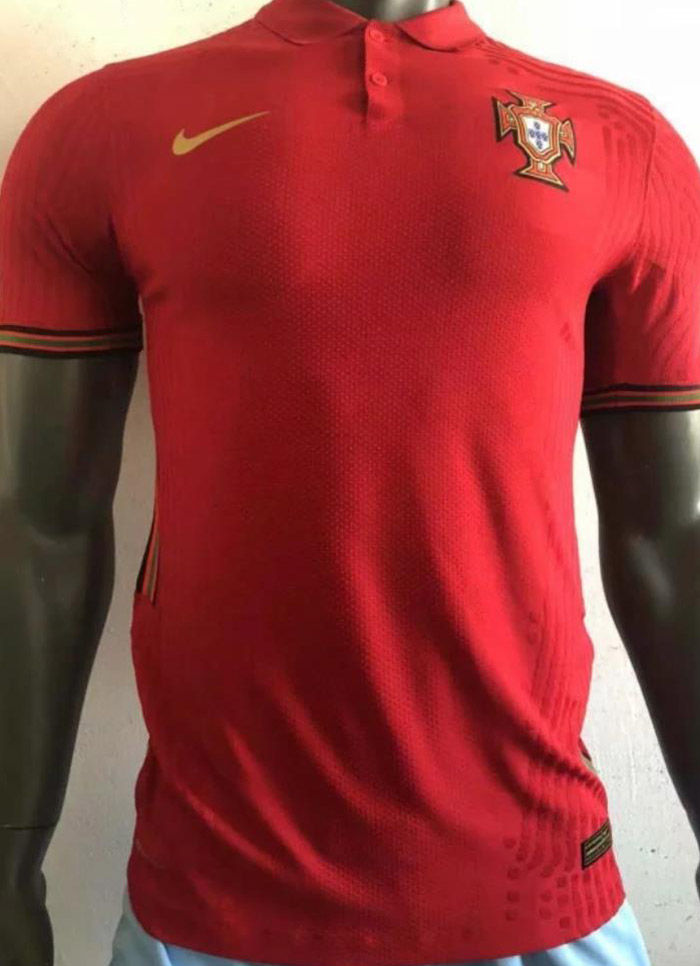 2020 Euro Portugal Home Player Soccer Jersey