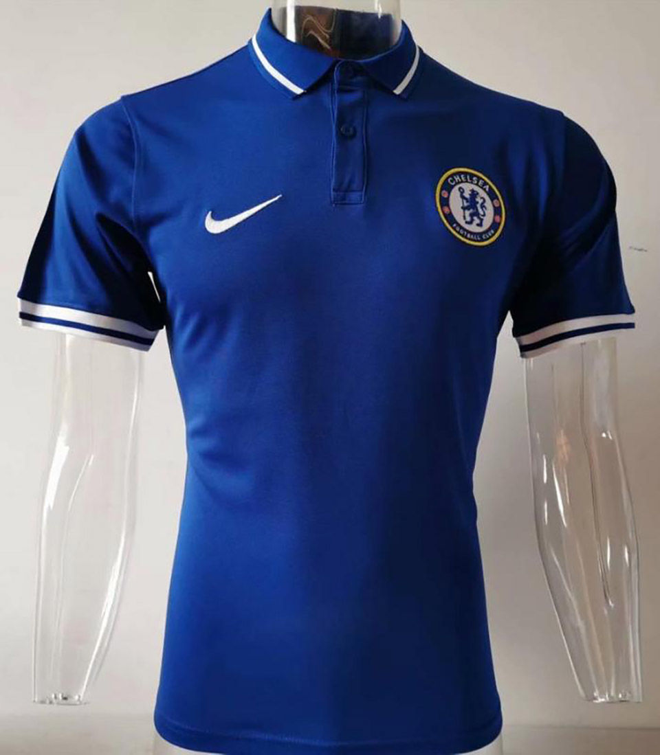 US$ 15.28 - 2020/21 Chelsea Blue Polo Short Jersey - www ...