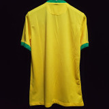 2020/21 Brazil Home 1:1 Quality Yellow Fans Soccer Jersey