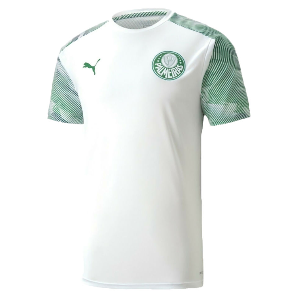 2020 21 Palmeiras White Training Soccer Jersey