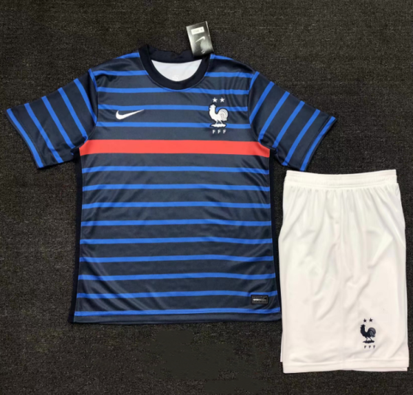 US$ 13.98 - 2020 Euro France Home Kids Soccer Jersey - www ...