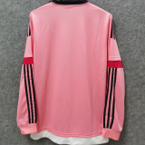 2015/16 JUV Pink Retro Long Sleeve Soccer Jersey