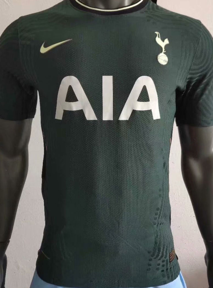 2020 21 Tottenham Away Player Version Soccer Jersey