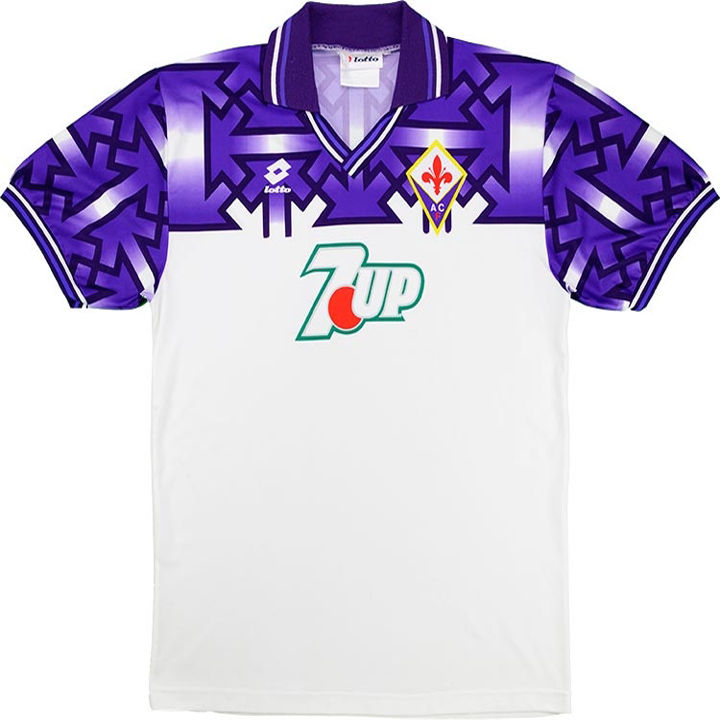 US$ 17.98 - 1992/93 Fiorentina Home Retro Soccer Jersey - www.brfans.com