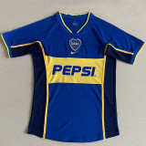 2002 Boca Home Retro Soccer Jersey