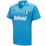 1987/88 Napoli Home Blue Retro Soccer Jersey