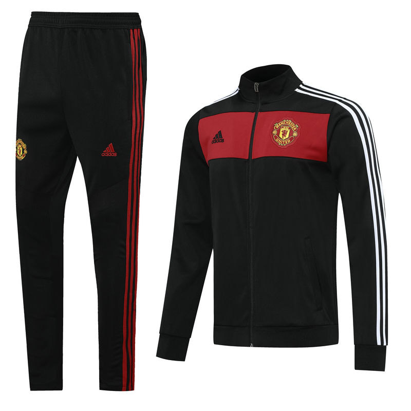 Us 42 2020 21 Man Utd Retro Black Jacket Tracksuit M Brfans Com