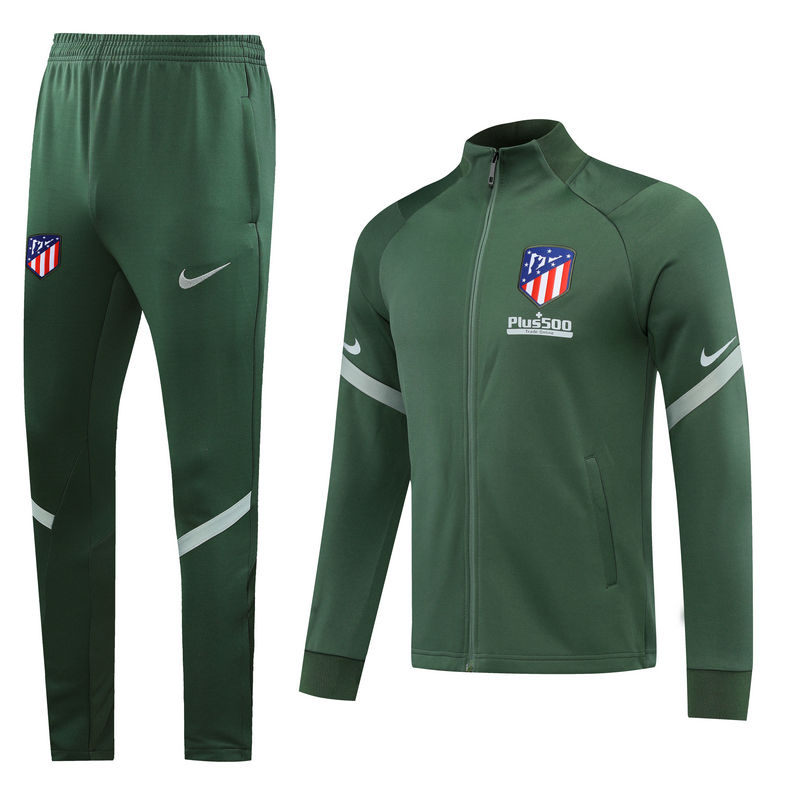 US$ 42 - 2020/21 Atletico Madrid Green Jacket Tracksuit ...