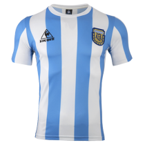 1986 Argentina Home Retro Soccer Jersey