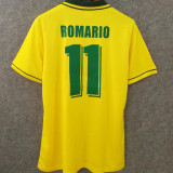 1994 Brazil Home Yellow Retro Soccer Jersey