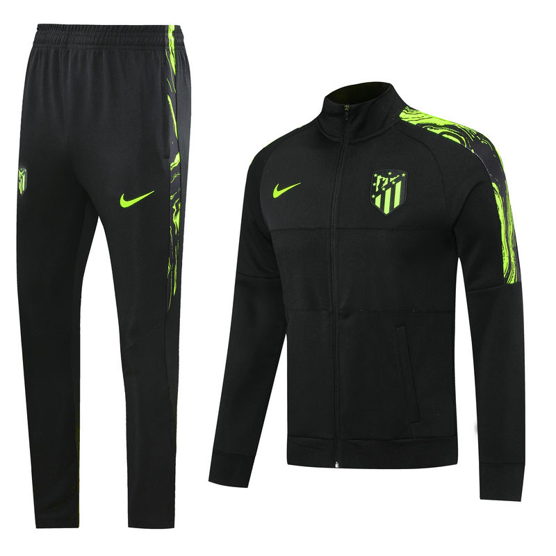 US$ 42 - 2020/21 Atletico Madrid Black Jacket Tracksuit ...