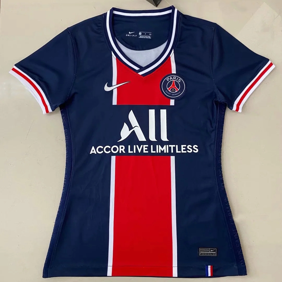 US$ 14.58 - 2020/21 PSG Paris Home Blue Women Soccer ...