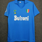 1987/88 Napoli Home Blue Retro Soccer Jersey