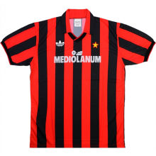 1991-1992 AC Milan Home Retro Soccer Jersey