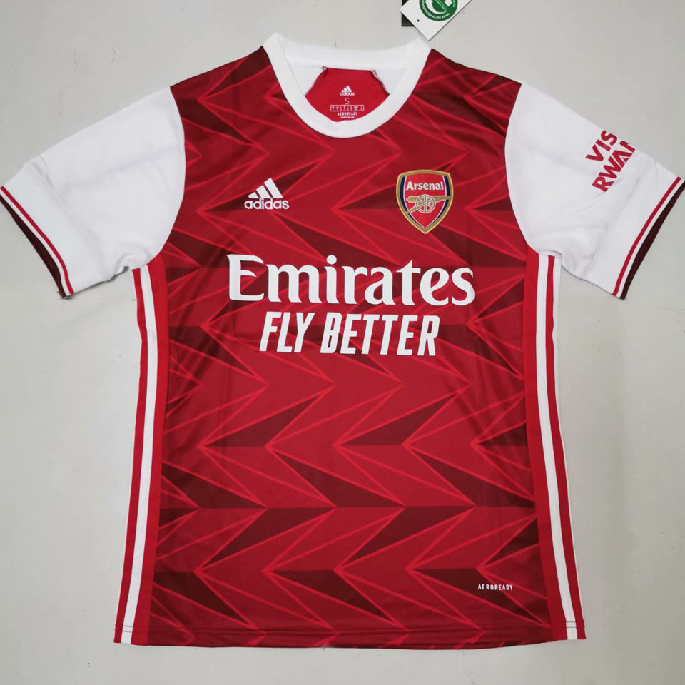 2020 21 Arsenal Home Red Fans Soccer Jersey