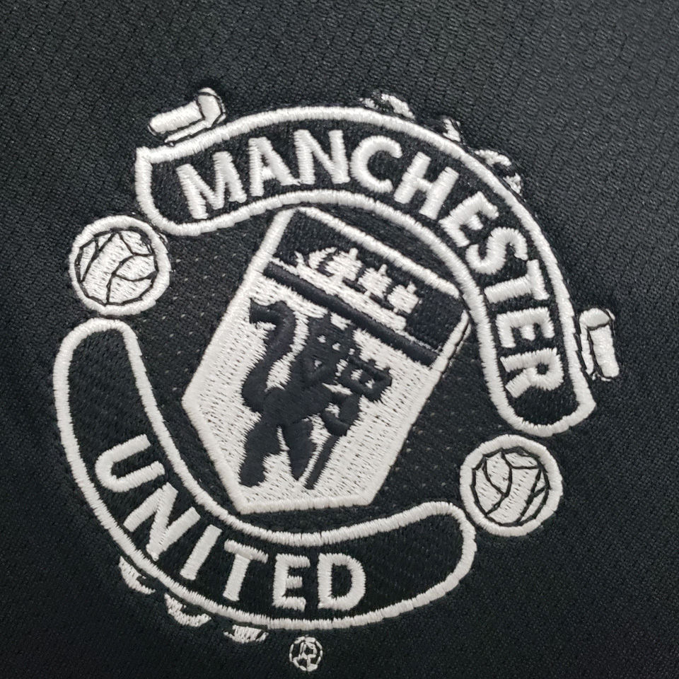 2000 2002 Man Utd Black Gk Retro Soccer Jersey